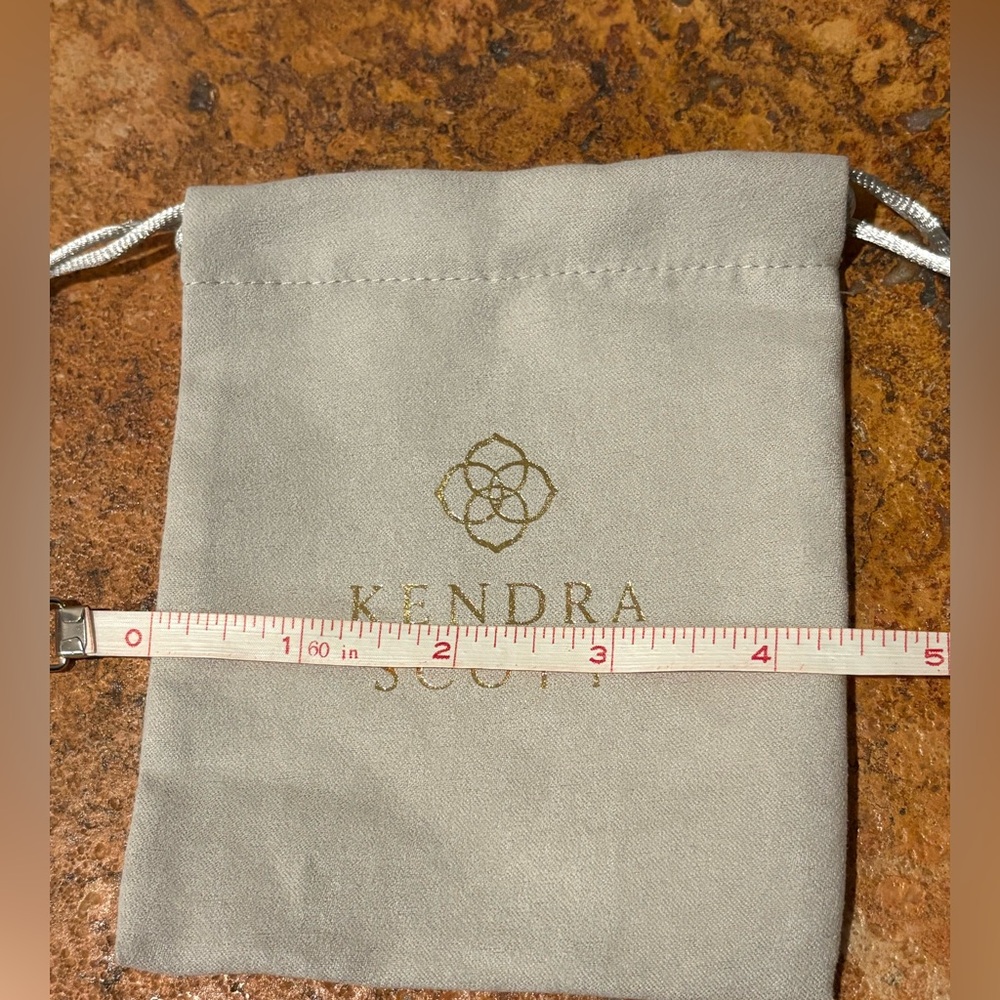 Lot of 15 Kendra Scott Jewelry Drawstring Gray Dust Bags Small Travel Pouches - Picture 6 of 7